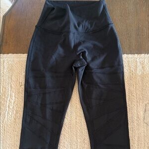 Black High-Waisted Lululemon moto Leggings